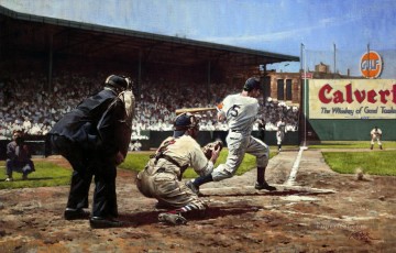 baseball 14 impressionist Oil Paintings